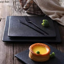 Ljojo Matte Ceramic Steak Sushi Dessert Plate Set