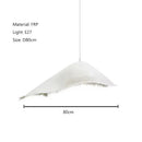 Italian Wabi Sabi Style Resin Pendant Light with Light Bulb by Ljojo - Designer Homestay Hotel Interior