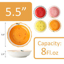 Ljojo 5.5-Inch Ceramic Pet Bowl for Cat and Dog Feeding
