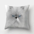 Cute Cat Print Cushion Cover for Sofa Decor by Ljojo