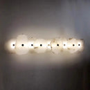Ljojo Marble Wall Lamp: Modern Brass Sconce for Bedroom, Living, Dining Room Decor