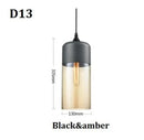 Modern LED Glass Pendant Light Fixture for Kitchen & Dining Room by Ljojo