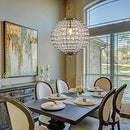 Nordic Round Crystal LED Pendant Light for Home Decoration by Ljojo