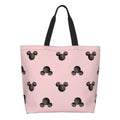 Ljojo Mickey Mouse Head Shoulder Bag - Large Capacity Stylish Women's Shopping Bag