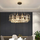 Ljojo Luxury Crystal Chandelier European Style for Living Room Dining Room Bedroom Villa Hotel