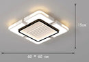 Ljojo Minimalist Ceiling Fan Light for Living Room Bedroom Dining Room Lighting