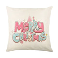 Christmas Party Pillowcase with Santa Claus & Snowman Print for Home Decoration by Ljojo.