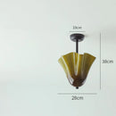 French Retro Glass Pendant Light | Modern Creative Chandelier for Dining Room Bedroom Living Room by Ljojo