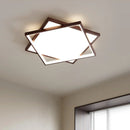 Modern Minimalist Wooden LED Ceiling Chandelier Light for Home Decoration by Ljojo