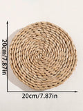 Boho Hand Woven Wall Basket for Home Decor by Ljojo™
