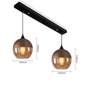 Nordic Wood Grain Color Led Pendant Lamp Modern Glass Pendant Lamp by Ljojo