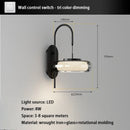 Italian Minimalist Living Room Black Wall Lamps Modern Creative Glass Light Bedroom Atmosphere Bedside Lights by Ljojo