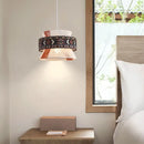 Bohemian Cotton Rope Woven Pendant Lights | Ethnic Printed Chandelier by Ljojo