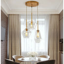 Modern Glass LED Pendant Light Chandelier for Living Room - Ljojo