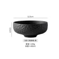 Ljojo Matte Ceramic Stone Patterned Soup Bowl Set for Molecular Cuisine Restaurant