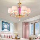 LED Fabric Pendant Light Fixture Modern Nordic Style Dining Room Living Room Lamps by Ljojo
