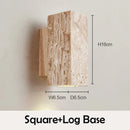 Ljojo Modern Wabi Sabi Limestone Wall Light Sconce LED Lighting Decor for Bedroom and Living Room