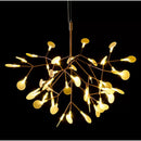 Nordic Firefly Branch Chandelier Elegant Hanging Light for Modern Living Room Decor by Ljojo