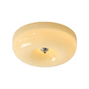 Ljojo Franch Cream Glass Ceiling Lamp DownLight Living Room Bedroom Glass Fixture