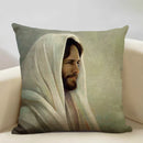 Jesus Decor Pillow Cover 45x45cm Home Sofa Art Decor Gift Ljojo