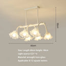 Ljojo French Pendant Light: Nordic Flower Led Lighting Fixture for Home Decoration