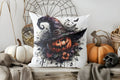 Haunted House & Bat Halloween Decor Pillow Cover for Ljojo - Sofa Bedroom Car Decor