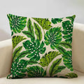 Exotic Green Leaf Pattern Pillow Covers - Ljojo Branded Pattern Cushion Cover
