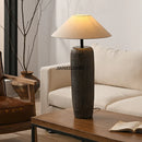 Large Chinese Garden Stand Lamp for Living Room | Japanese Antique Pottery Pot Floor Lamp