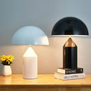 Ljojo Italian Designer Mushroom Table Lamp Led Desk Light White Glass Modern Home Decor