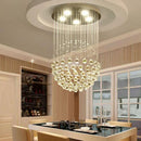 Ljojo LED Crystal Chandelier for Modern Living Room Interior