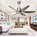 Large American Style Retro Remote LED Ceiling Fan Lamps 66 Inch for Living Dining Villa Bedroom by Ljojo