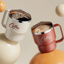 Ljojo Double Wall Stainless Steel Insulated Coffee Cup with Handle