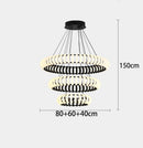 Nordic Minimalist Black White LED Pendant Lights for Home Decor by Ljojo