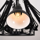 Modern Iron Chandelier Hanging Lusters by Ljojo for Office Desks and Dining Tables