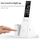 Ljojo LED Desk Lamp: Dimmable Touch, Calendar, Temperature Clock Night Light