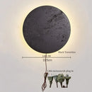 Ljojo LED Wall Lamps Black Travertine Nordic Minimalism Bathroom Mirror Lights