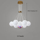 6-Light Nordic Planet 3D Moon Ceiling Chandelier Pendant Lamp by Ljojo