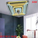 Modern Living Room LED Ceiling Fan Light by Ljojo - Stylish Indoor Lighting for Dining Room Bedroom