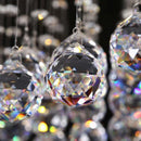 Ljojo Luxury Crystal Chandelier Flush Mount for Living Room LED Pendant Light