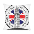 Ljojo London Guard Street Scene Cushion Cover - Cute Cartoon Design