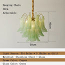 Murano Colorful Glass Petal Chandelier | Country Design LED Lighting by Ljojo