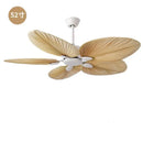 52-Inch Palm Leaf Ceiling Fan Remote Control for Living Room by Ljojo