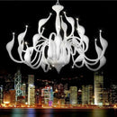 G4 LED Swan Chandelier Lighting for Bedroom | Elegant Foyer Chandelier by Ljojo