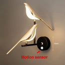 Bird Wall Lamp Modern Nordic LED Magpie Sconces Indoor Lighting for Bedroom Ljojo