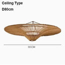 Japanese Wabi-sabi Rattan Pendant Light Chandelier for Home Decor by Ljojo