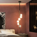 Nordic Glass Ball Pendant Lamp Minimalist Chandelier by Ljojo