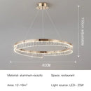 LED Pendant Light Golden Chandelier for Bedroom Living Room Hotel - Stylish Art Decor by Ljojo