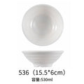 Ljojo Melamine Noodle Bowl Set - Japanese Style Ramen Bowls for Kitchen Tableware