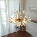 Crystal Chandelier Pendant Light American Retro Bedroom Hanging Lamp by Ljojo