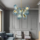 LED Hanging Copper Pendant Light Modern Creative Blue Beauty Home Decor Indoor Restaurant Room Lobby Factory Outlet by Ljojo
